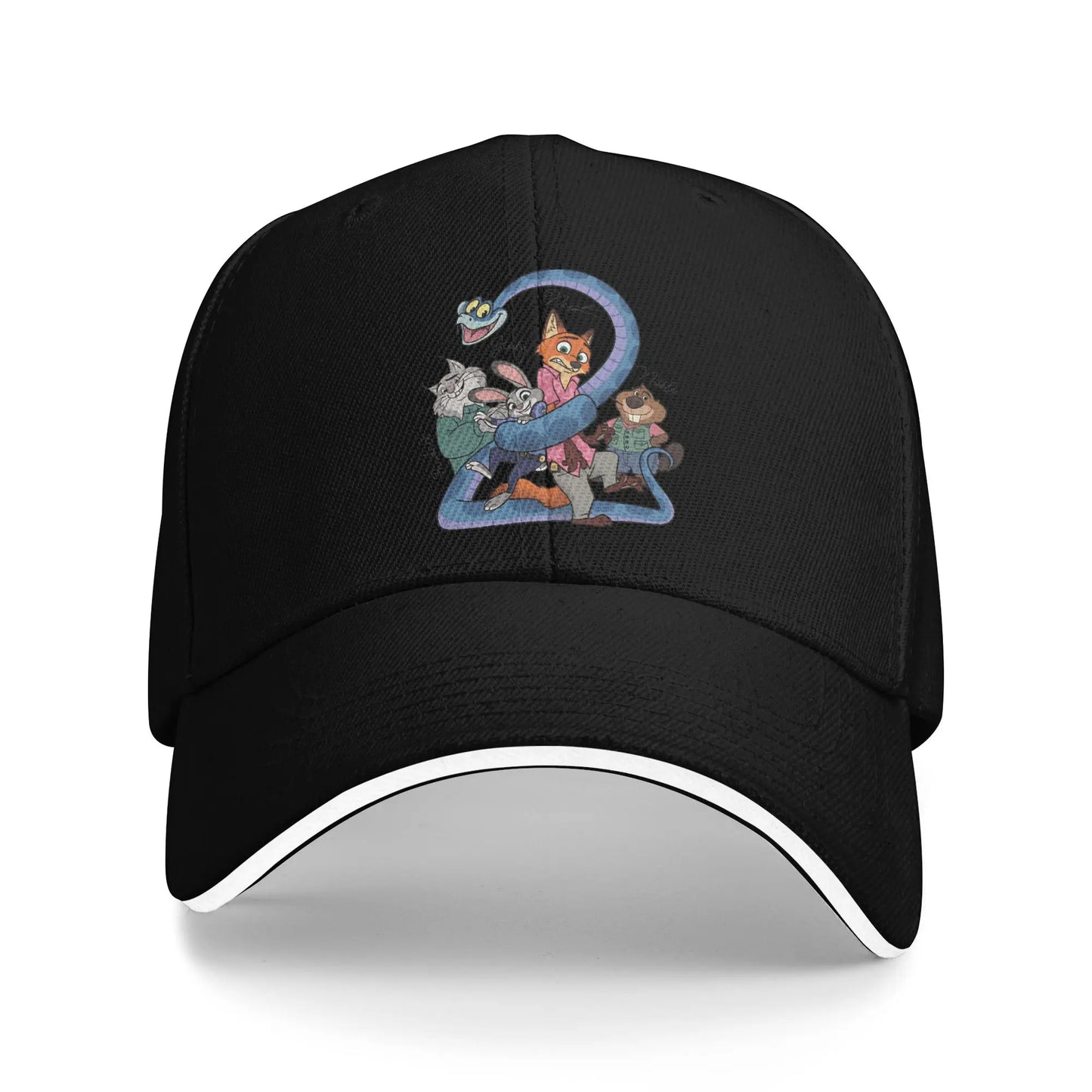 Zootopia Friends Casual Streetwear Snapback Baseball Cap