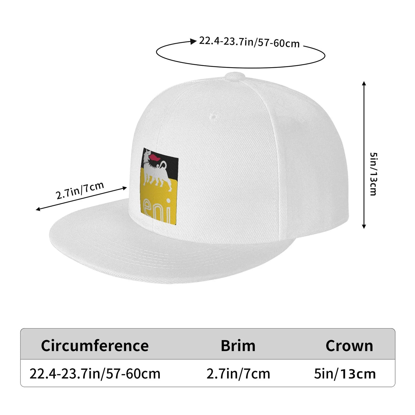 Agip Eni Racing Oil Streetwear Snapback Cap