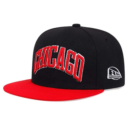 Chicago Embroidery Hip Hop Snapback Cap