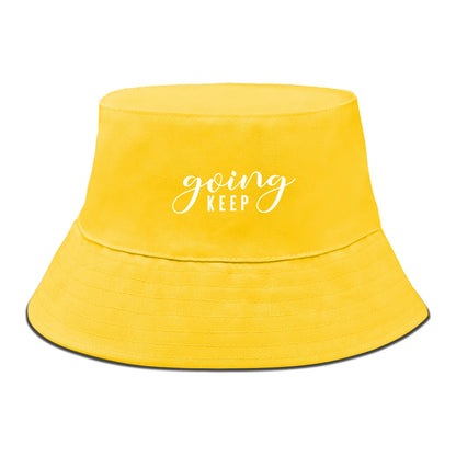 Keep Going Print Bucket Hat