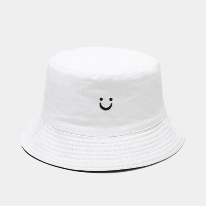 Unisex Double-Sided Smile Face Fisherman Hat