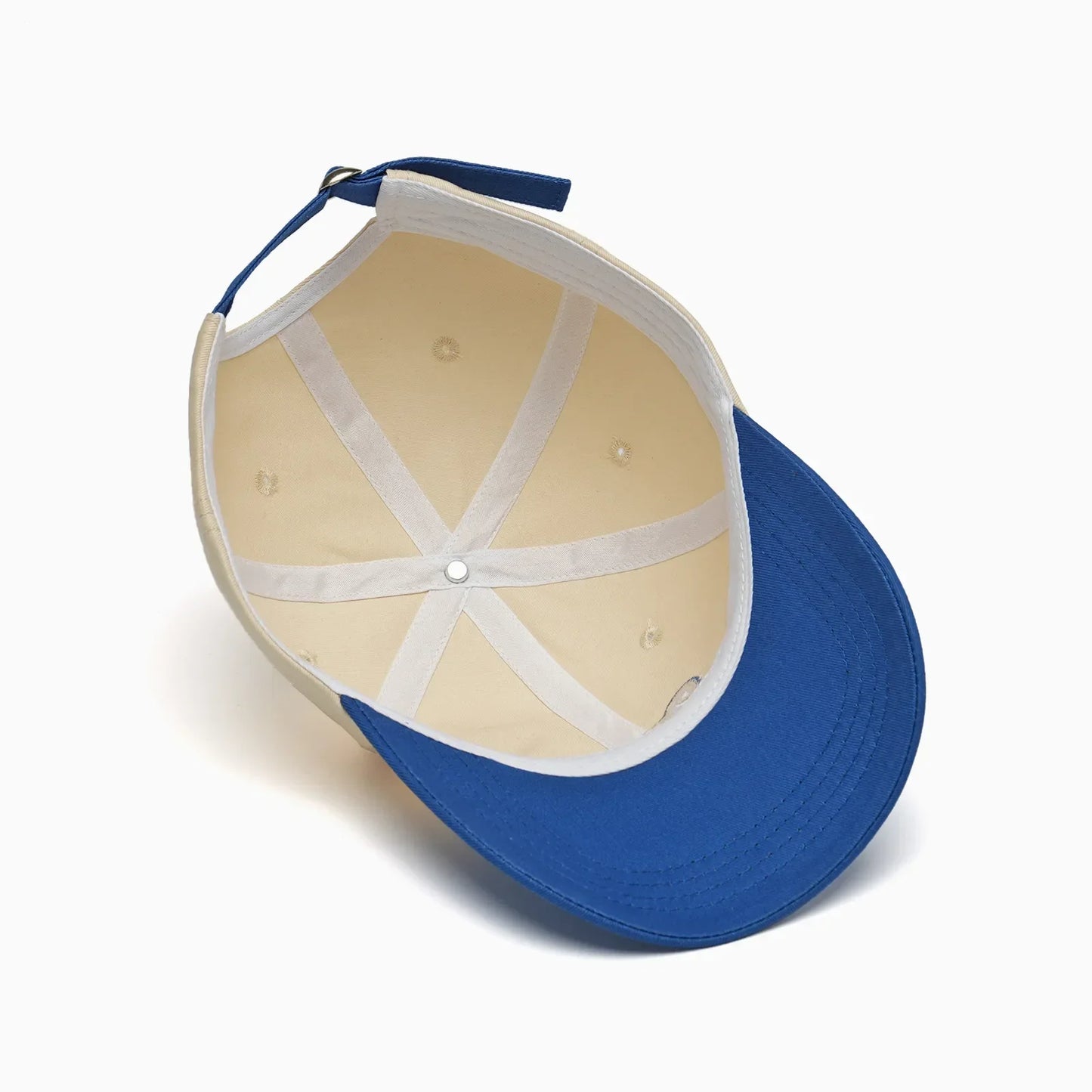 Fresh Color Matching Embroidered Curved Brim Baseball Cap
