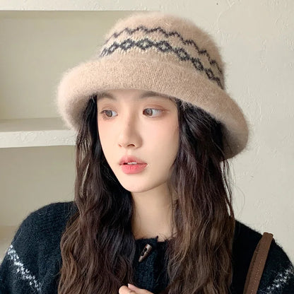 Warm Windproof Casual Winter Bucket Hat