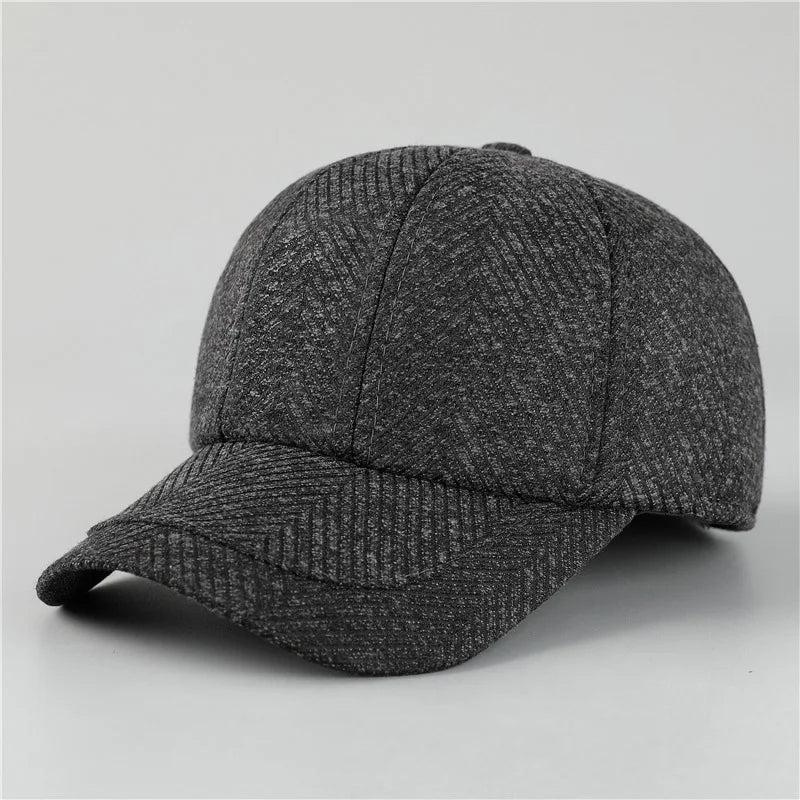 Winter Earflap Hip Hop Snapback Cap