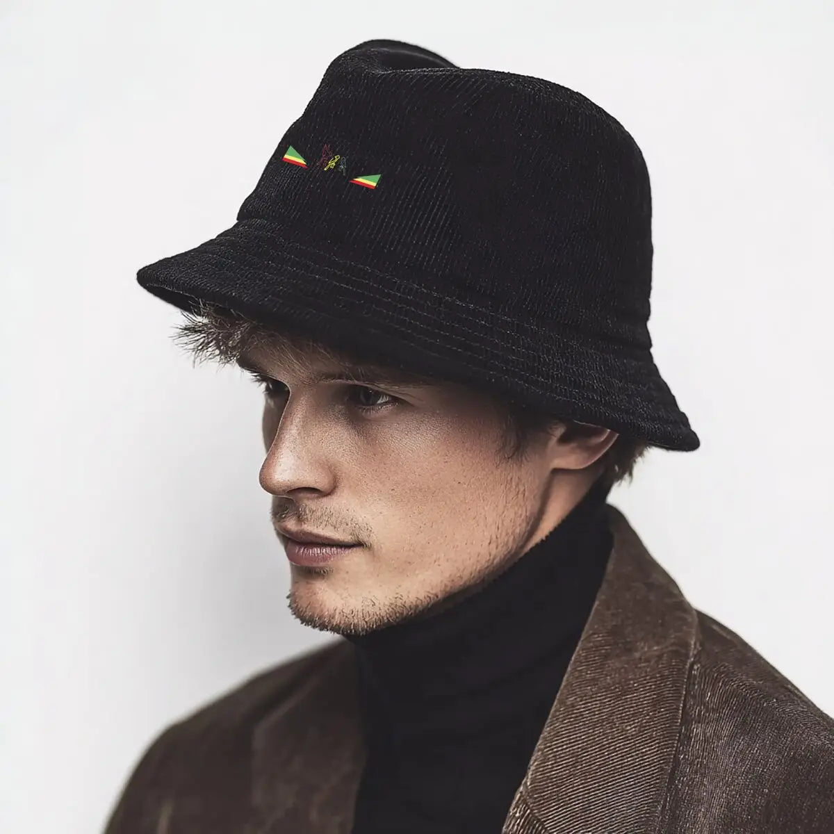 Colorful Bird Abstract Fisherman Hat