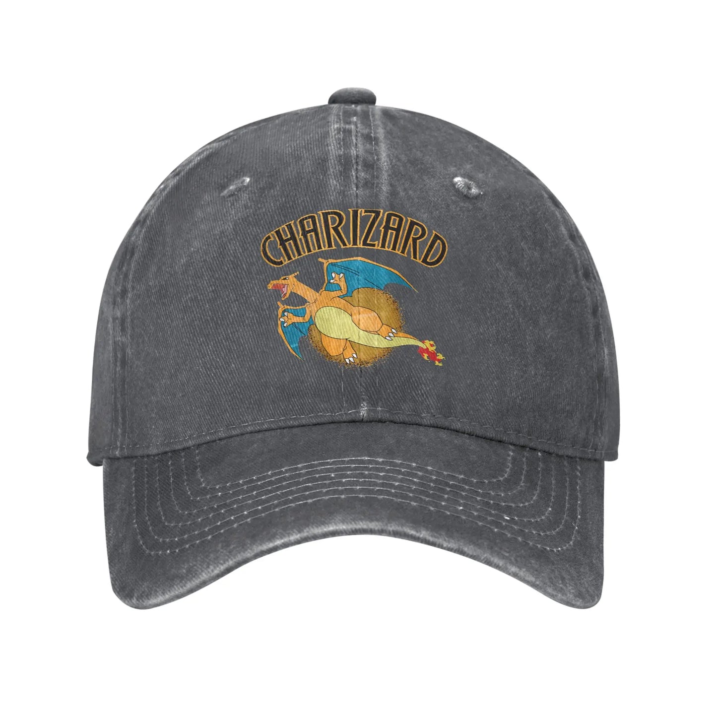 Pokemon Charizard Washed Trucker Baseball Cap