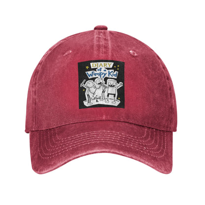 Diary Of Wimpy Kid Group Washed Denim Baseball Cap