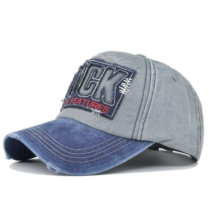 Version Of The New Washed Letter Spring And Autumn Cap