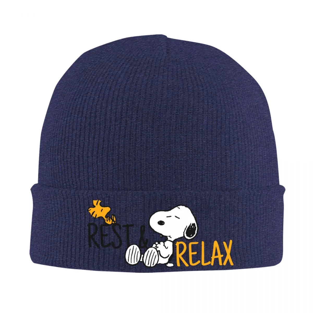 Snoopy Woodstock Peanuts Winter Knit Bucket Hat
