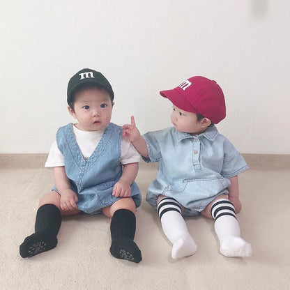 Children’s Letter Print Thin Visor Baseball Cap
