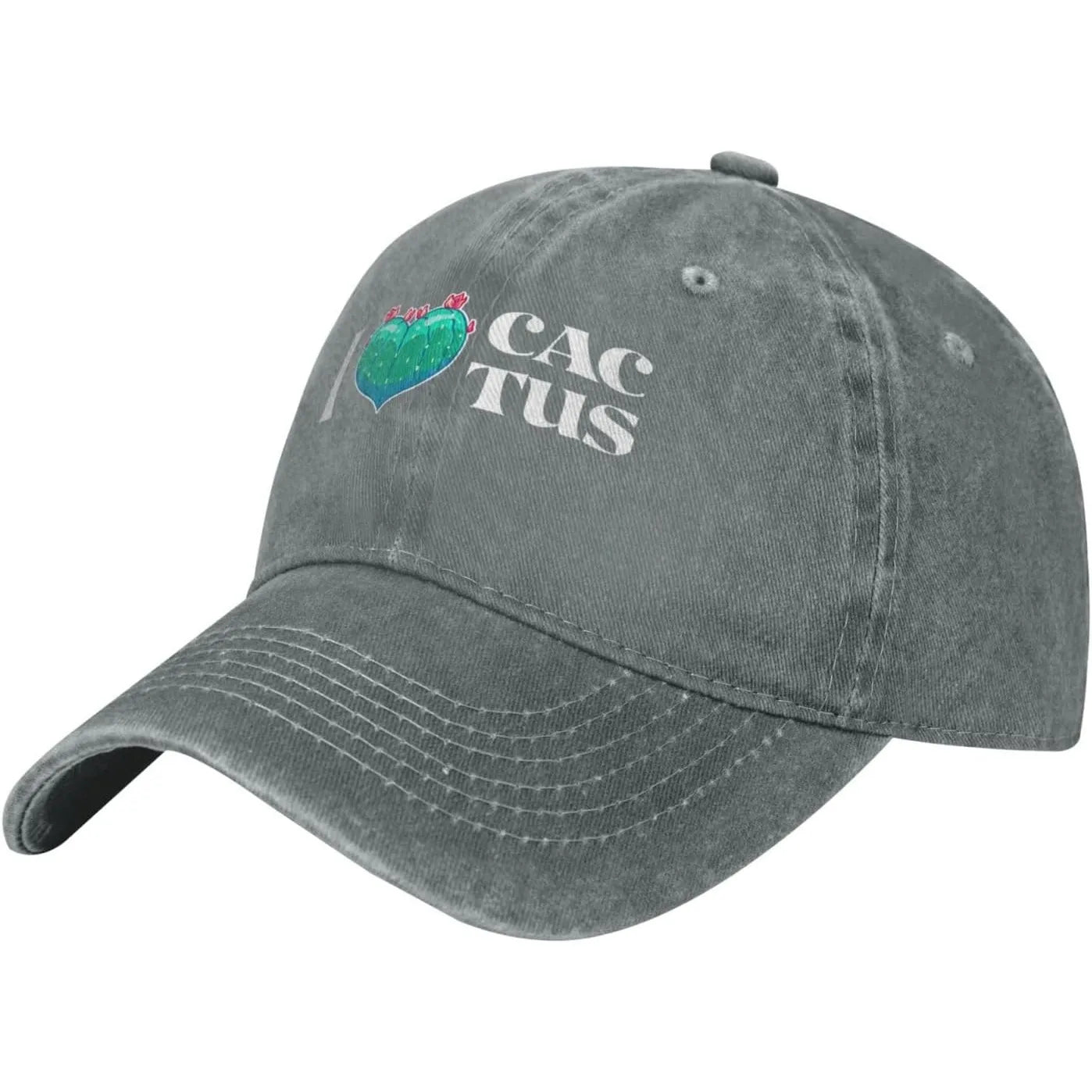 I Love Cactus Vintage Cotton Baseball Cap
