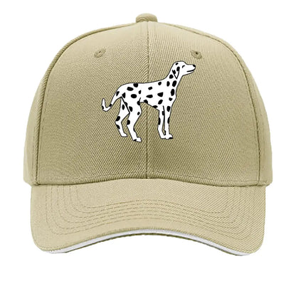 Cartoon Spotted Dog Printed Lightweight Sandwich Baseball Cap