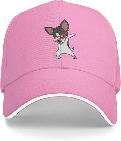 Dabbing Chihuahua Dog Sunglasses Baseball Cap