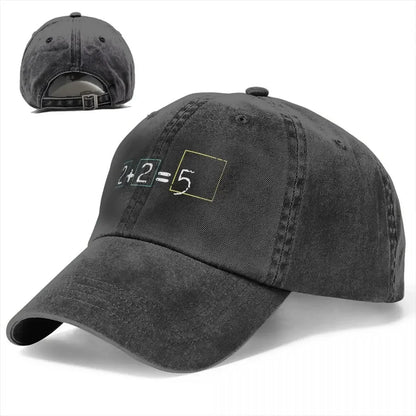 Radiohead 2 Plus 2 Equals 5 Baseball Cap