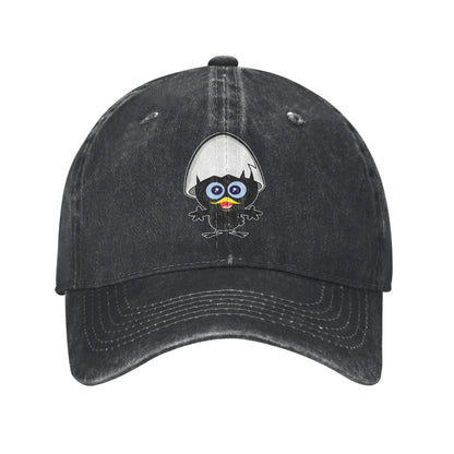 Calimero Washed Denim Hip Hop Adjustable Baseball Cap