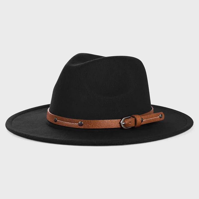 British Flat Brim Wool Bucket Hat