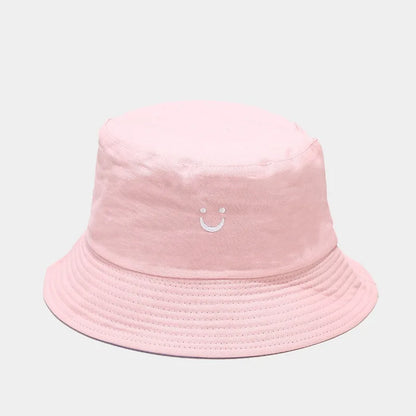 Unisex Double-Sided Smile Face Fisherman Hat