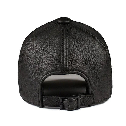 Leather Golf Hip Hop Snapback Cap