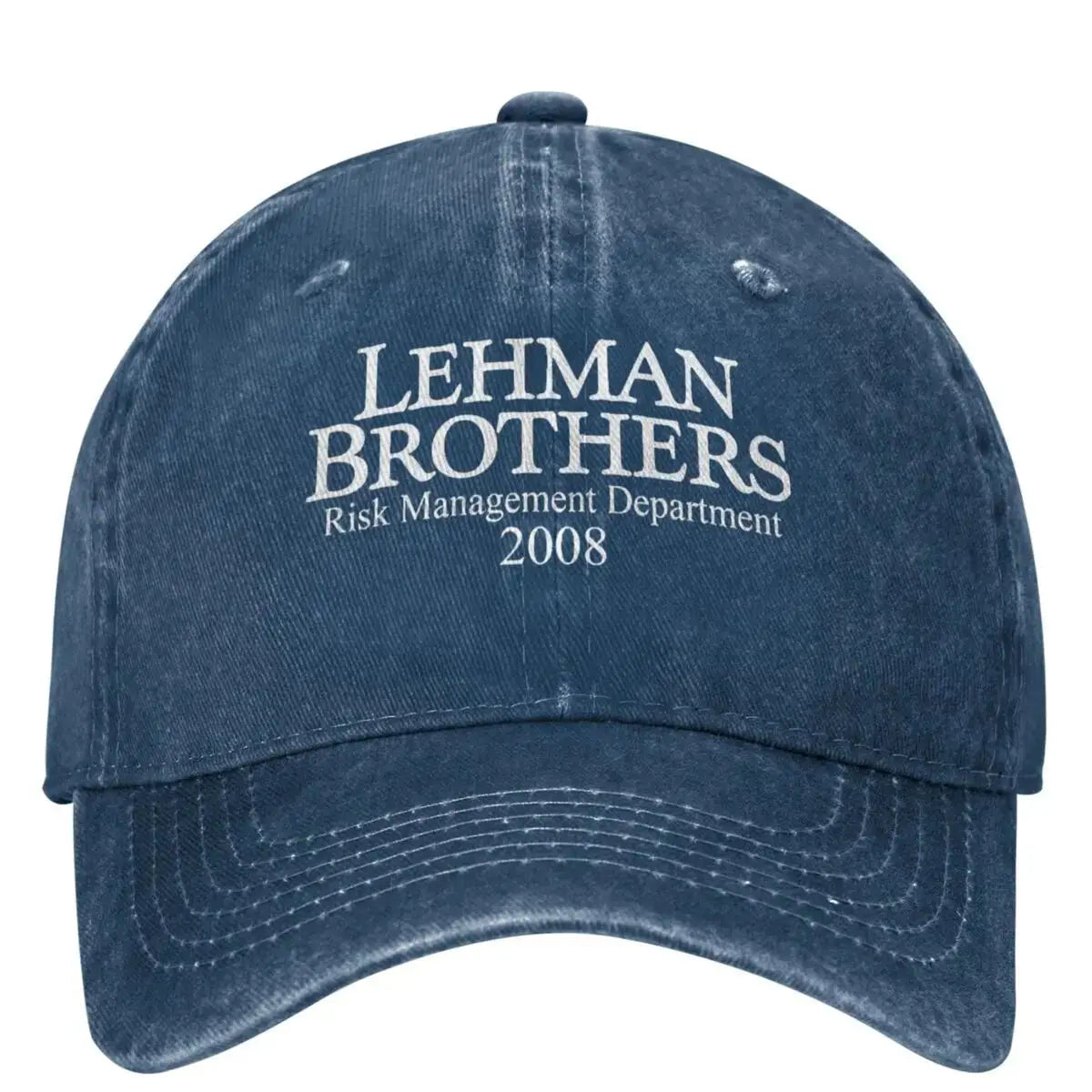 Lehman Brothers Embroidery Vintage Trucker Cap Unisex