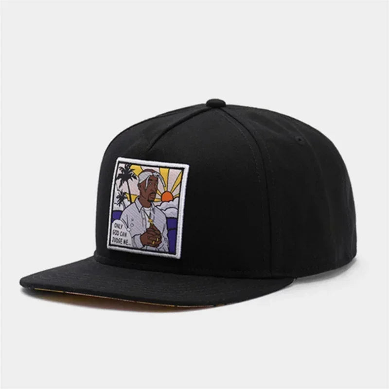 Fashion Luxury Cool Baseball Caps Black Snapback Cap