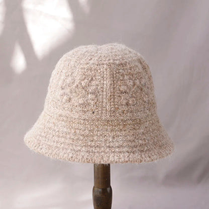 Korean Vintage Wool Bucket Hat