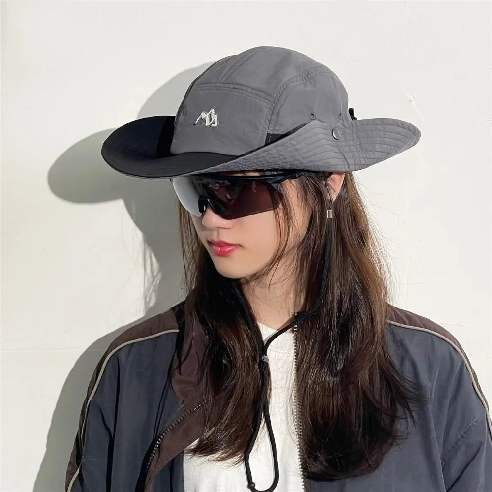 Quick-Dry Adjustable Polyester Bucket Hat