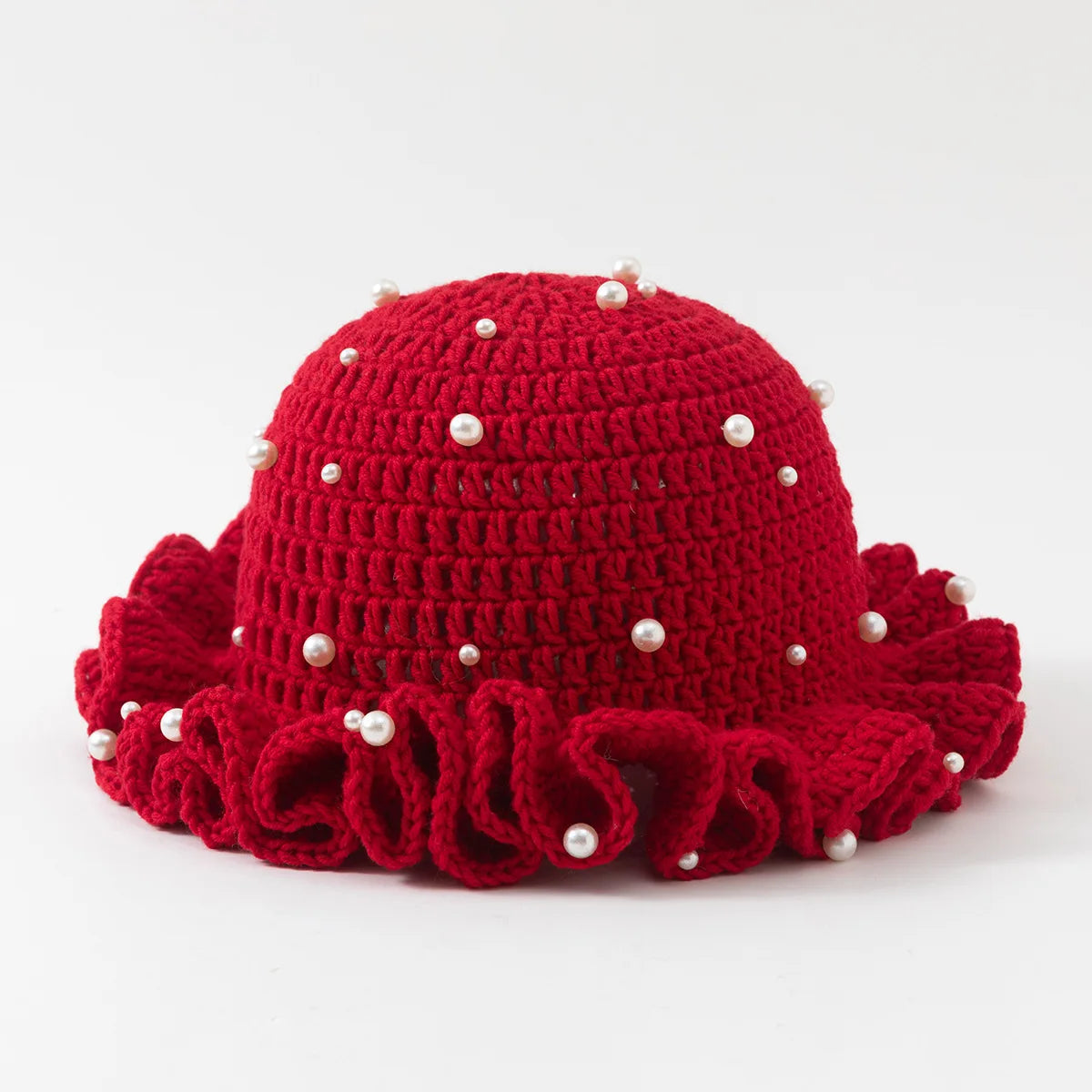 Handmade Crochet Winter Fisherman Bucket Hat