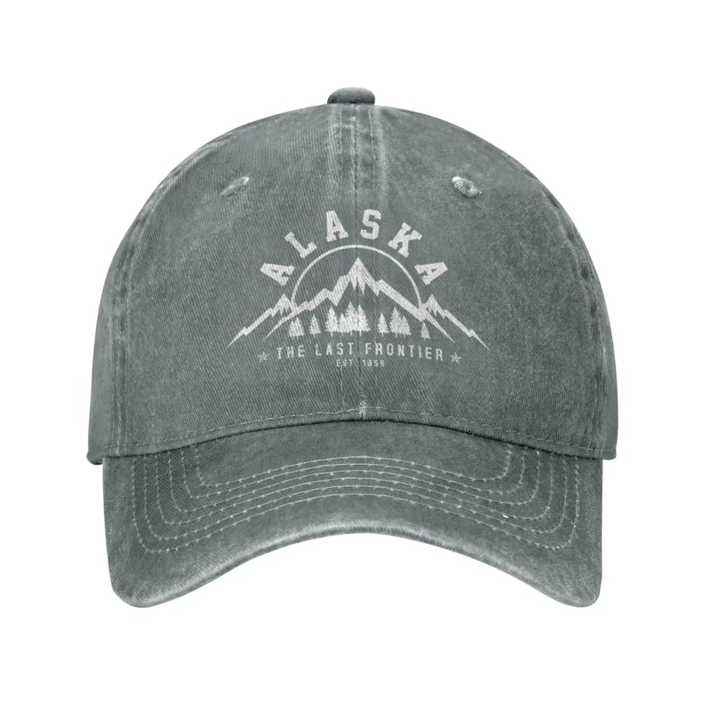 Alaska Est 1959 Mountains Baseball Cap