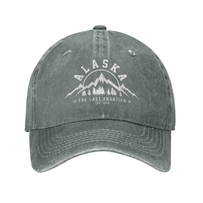 Alaska Est 1959 Mountains Baseball Cap