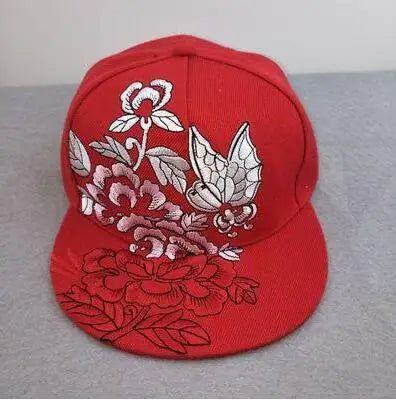 5 Panel 3D Animal Embroidery Snapback Cap