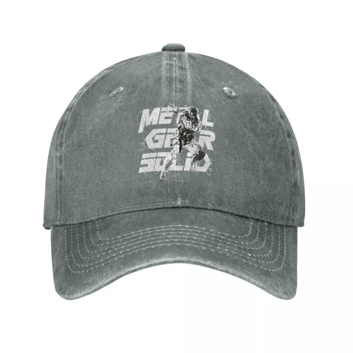 Metal Gear Solid Distressed Washed Baseball Cap
