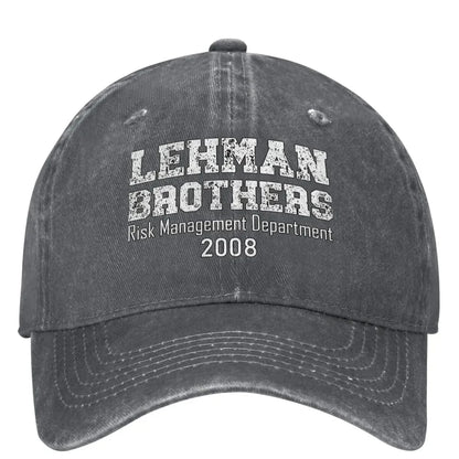 Lehman Brothers Risk Management 2008 Baseball Cap