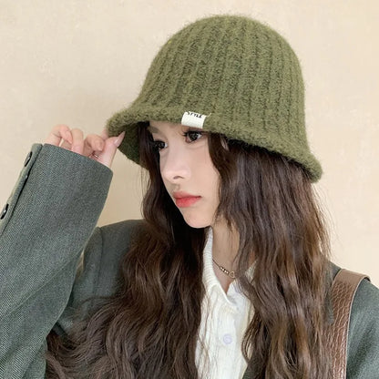 Knit Woolen Bucket Hat