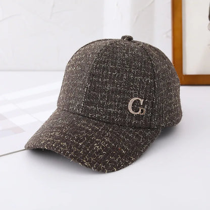 Metal M Patch Elegant Baseball Cap