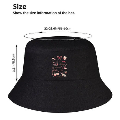 Chappell Roan Midwest Princess Coquette Pattern Bucket Hat