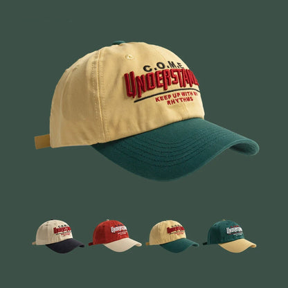 Big Head Contrast Embroidery Hip Hop Cap