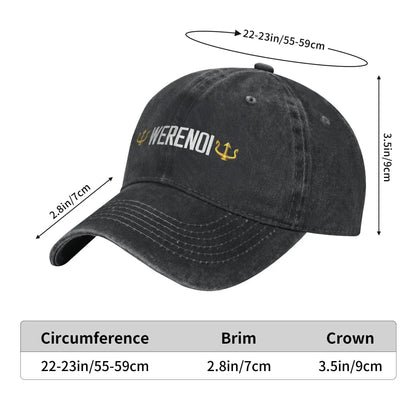 Hommage Werenoi Distressed Vintage Snapback Baseball Cap