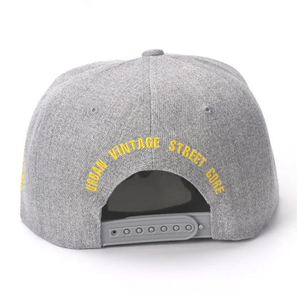 Embroidered Lightning Cotton Hip Hop Snapback Cap