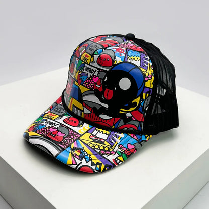 New Fashion Men Women Printed Cartoon Baseball Caps