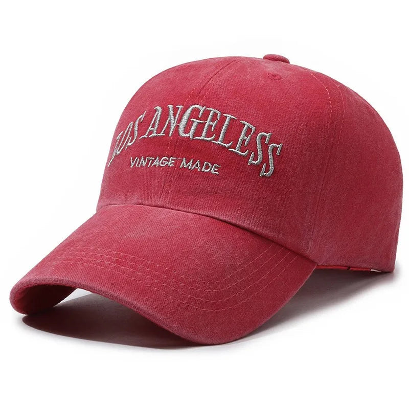 Vintage Distressed “LOS ANGELES” Embroidered Baseball Cap