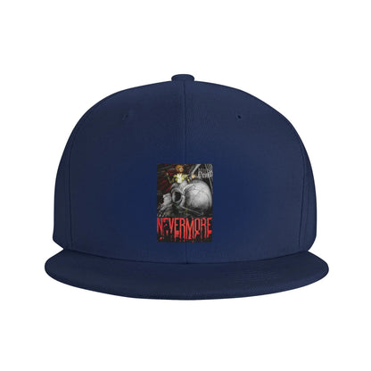 Nevermore Skeleton Mylene Farmer Gothic Graphic Snapback Cap