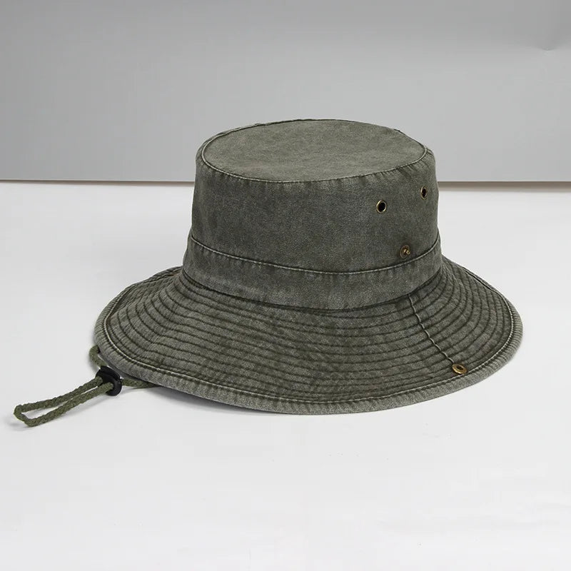 Oversize Outdoor Fishing Wide Brim Bucket Hat