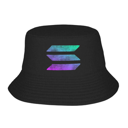 Solana SOL Cryptocurrency Outdoor Summer Bucket Hat Unisex Kids