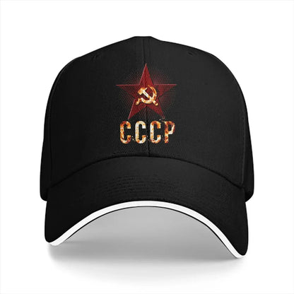USSR CCCP Red Star Baseball Cap
