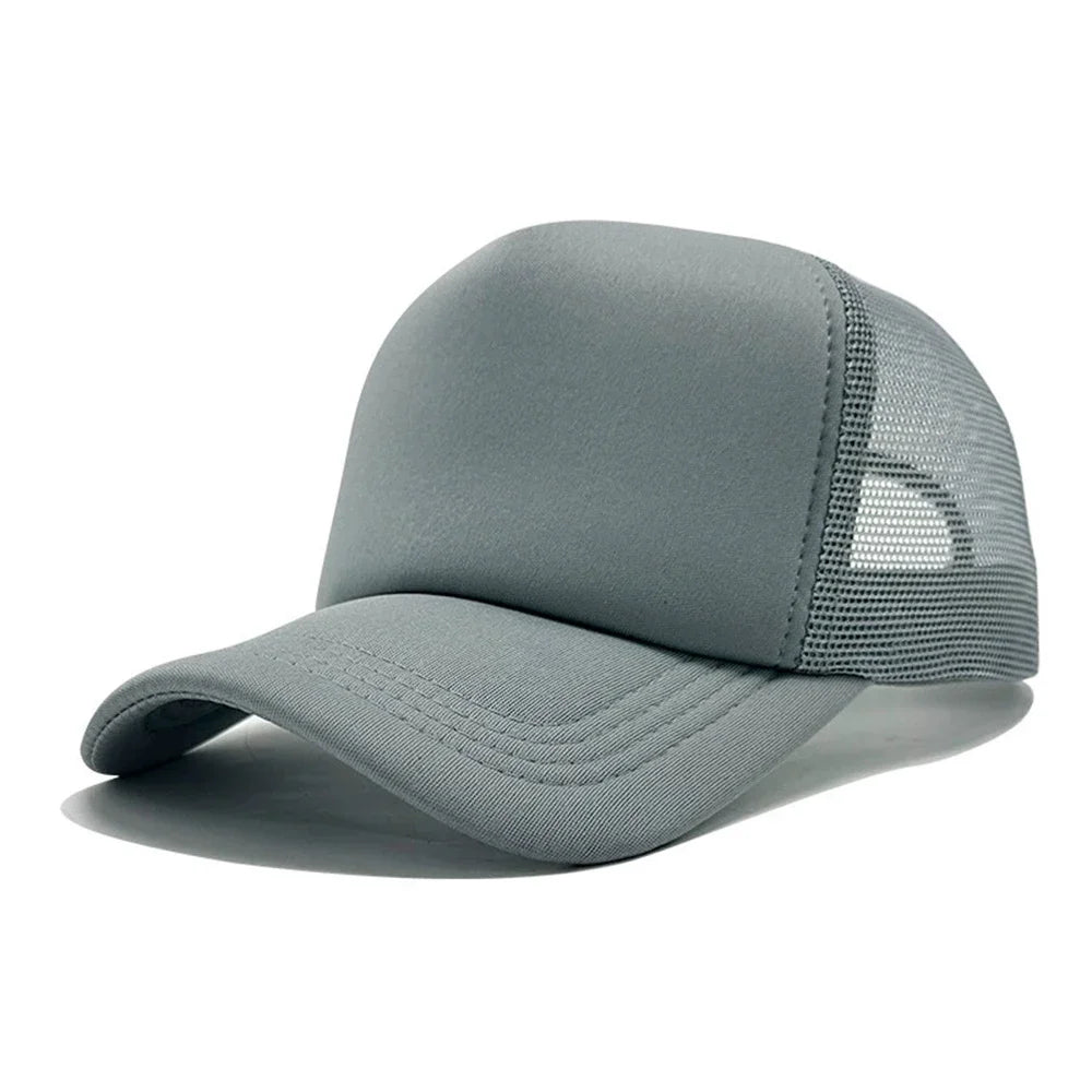 Plain Mesh Adjustable Trucker Hip Hop Baseball Hat