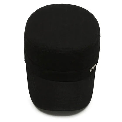 Simple Versatile Flat Military Duck Tongue Hat