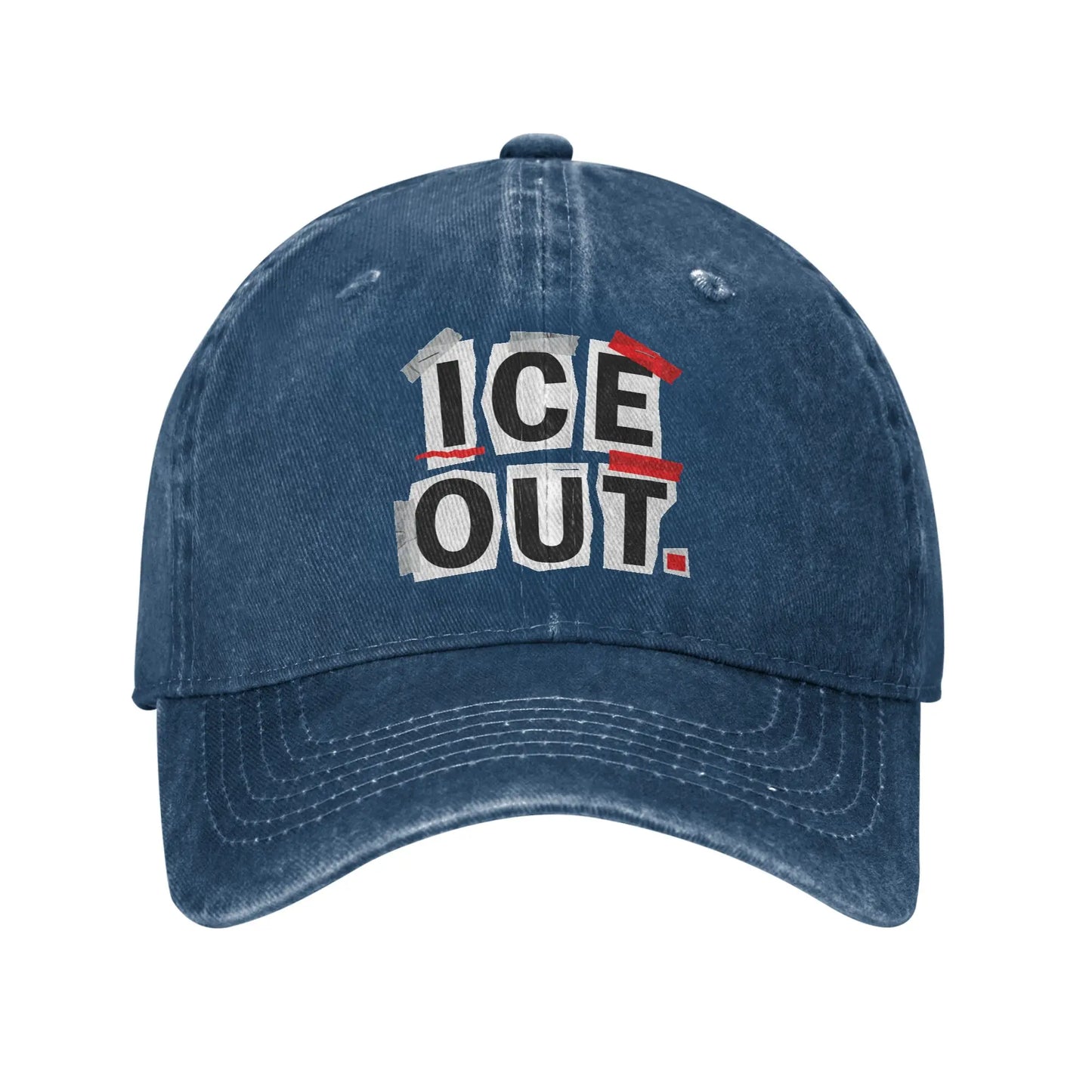 ICE Out Logo Cotton Adjustable Trucker Baseball Cap