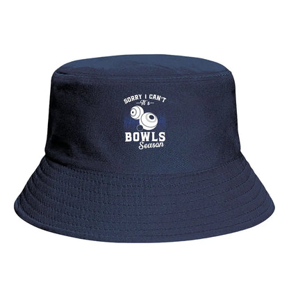 Sorry I Cant Its Bowls Season Bucket Hat