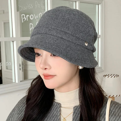 Women's Foldable Warm Bucket Hat