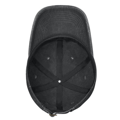 Vintage Distressed Denim Wrestling Legend Baseball Cap